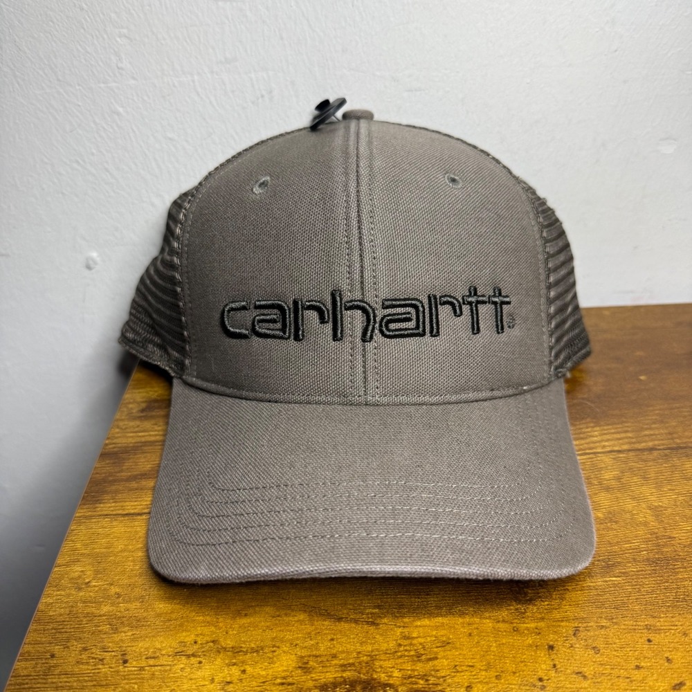 NEW Carhartt Buffalo Mesh Snapback Ha Men's Grey
